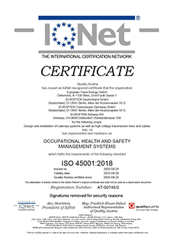 IQNET ISO 45001