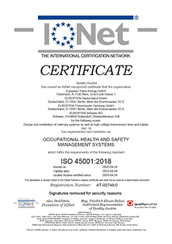 IQNet ISO 45001